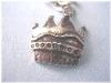 custom bracelet charm sterling silver- crown